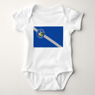 Body Costume de bébé patriotique avec drapeau de Las Ve