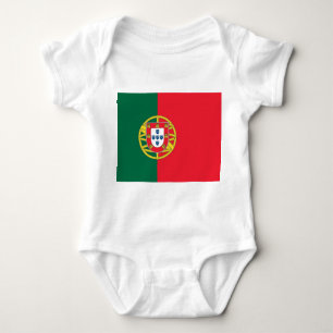 Body Costume de bébé patriotique avec drapeau Portugal