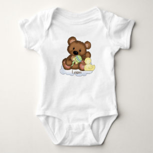 Body Costume de bébé personnalisé Teddy Bear sur un nua