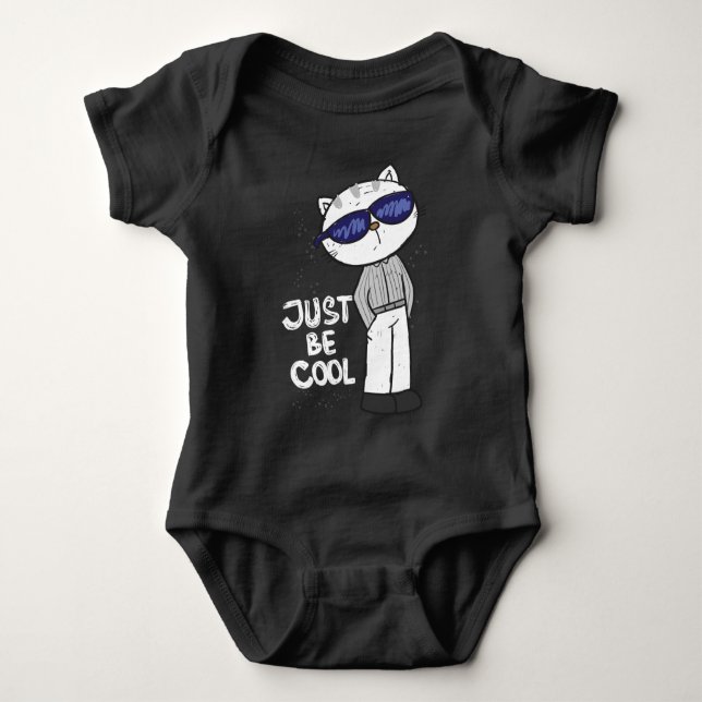 Body Costume de bébé pour chat cool (Devant)