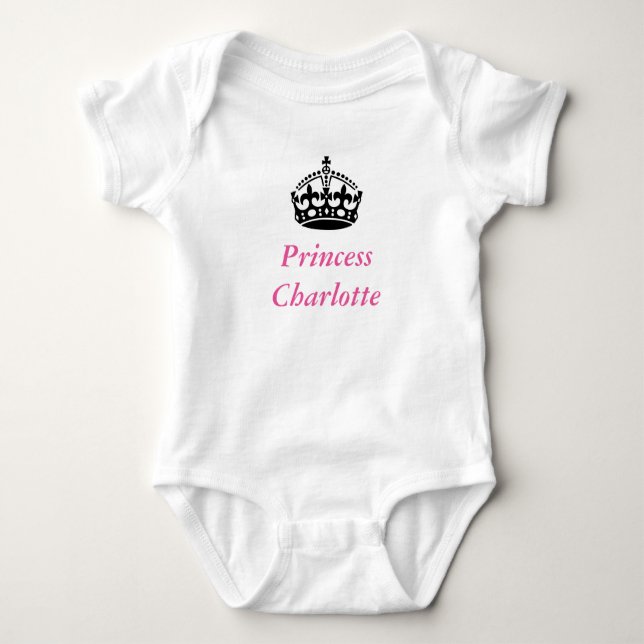 Body Costume de bébé Princess Charlotte (Devant)