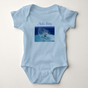 Body Costume de corps bleu bébé Aloha