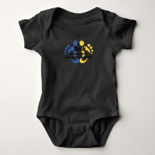 Body Costume de corps de bébé "je bascule un chromoso