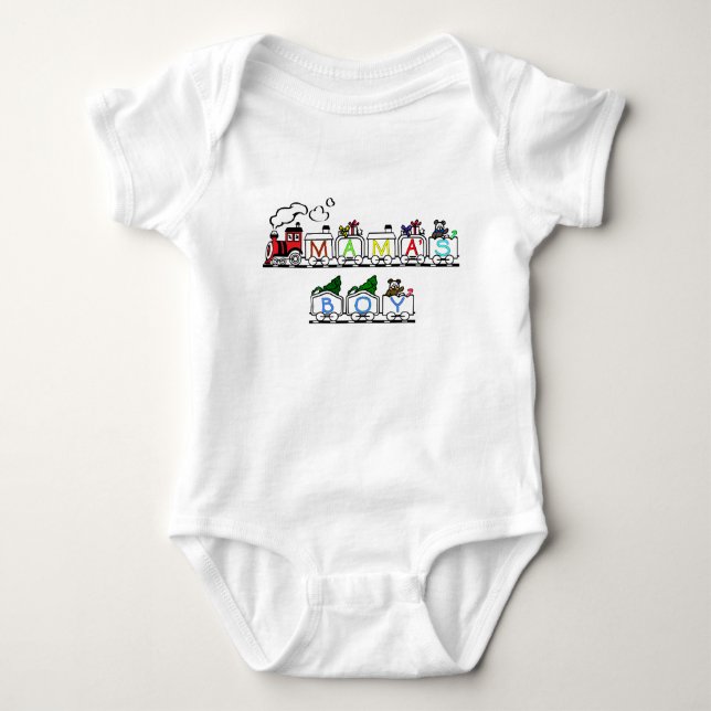 Body Costume de corps de bébé : Le garçon de maman (Devant)