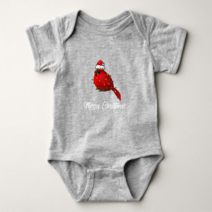 Body Costume de lumières de Noël Cardinal Bird Cardinal
