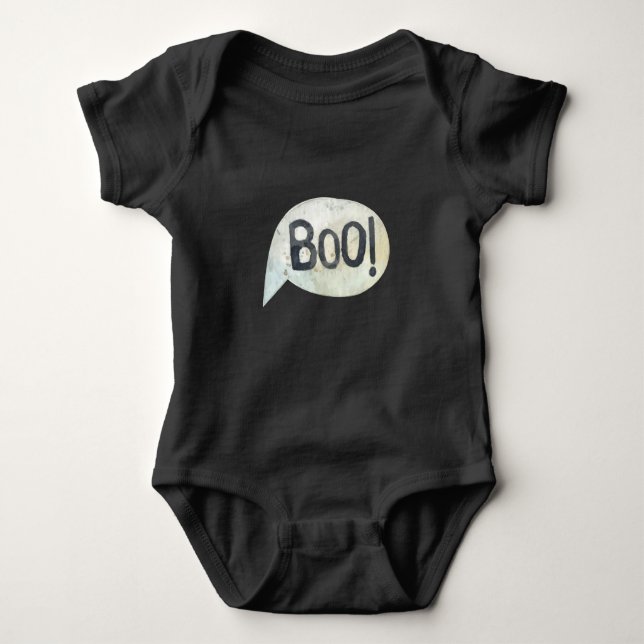 Body Costume d'Halloween noir mignon Boo (Devant)