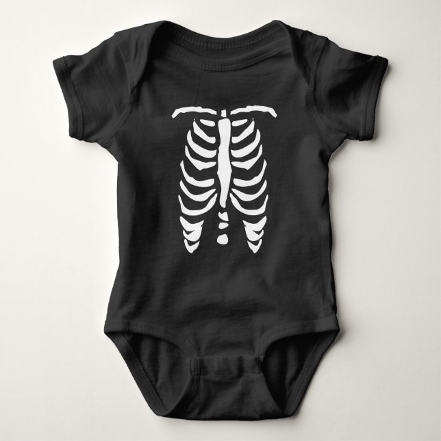 Body Costume d'Halloween squelette cage thoracique bébé (Devant)