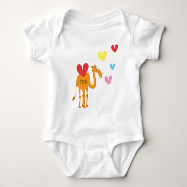 Body Costume mignon de bébé avec le chameau (Devant)