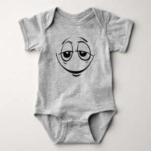 Body Costume observé stupéfié de bébé d'émoticôn