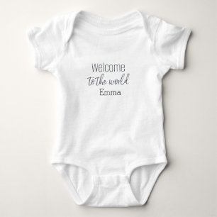 Body Costume personnalisé "Welcome to the World"