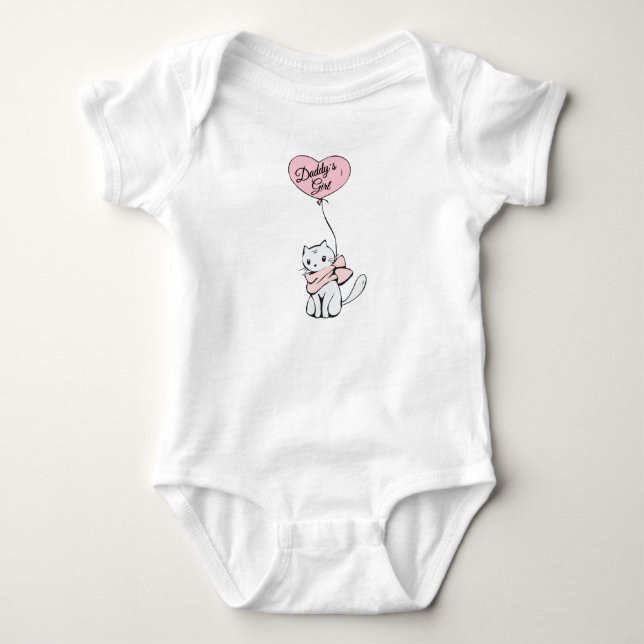 Body Costume pour bébé : La fille de papa (Devant)