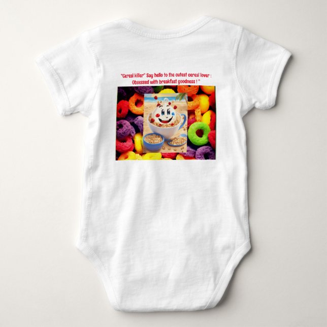 Body Costumes de bébé et une pièce "Cereal Killer Cutie (Dos)
