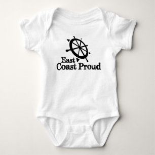 Body Côte Est fière - bébé nautique de barre