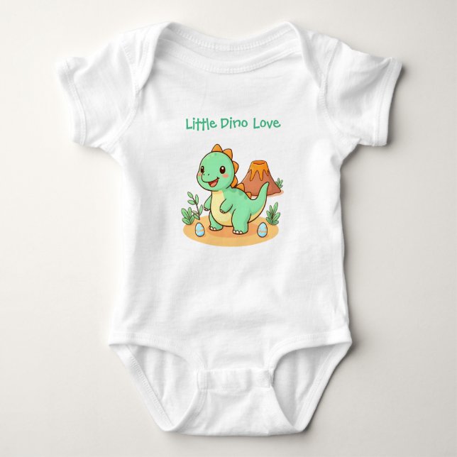 Body Coton Dinosaure Amusant Tendance (Devant)