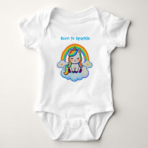 Body Coton Vibes Magiques - T-Shirt Bébé Licorne