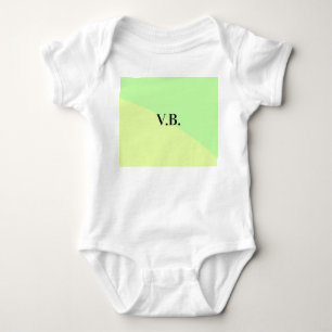 Body Couleur unie simple ajouter un nom texte monogramm