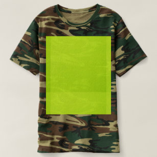 T-shirt Couleurs à la mode au néon lumineuses de vert de