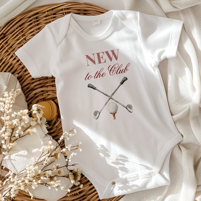 Body Country Pink Girl New to the Club Golf Baby Shower (Créateur téléchargé)