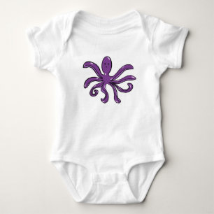 Body Coupe de bébé octopus pourpre