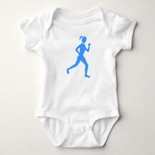 Body Coureur (Femme) - Bébé bleu