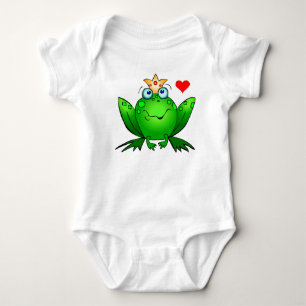 Body Couronne de prince grenouille cœur mignon dessin a