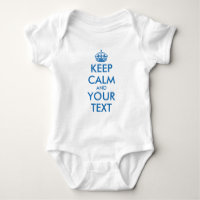 Coussin à crêpons pour bébé KeepCalm bleu