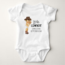 Cowboy Bientôt Faire-part de grossesse