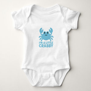 Body Crabe Bleu Pastel – Douce “Je suis un peu grincheu
