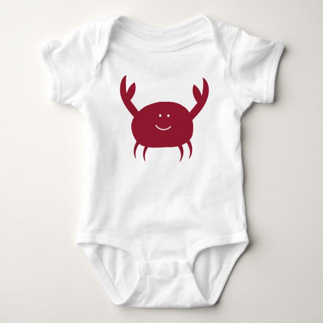 Body Crabe nautique de bébé de vague (Devant)