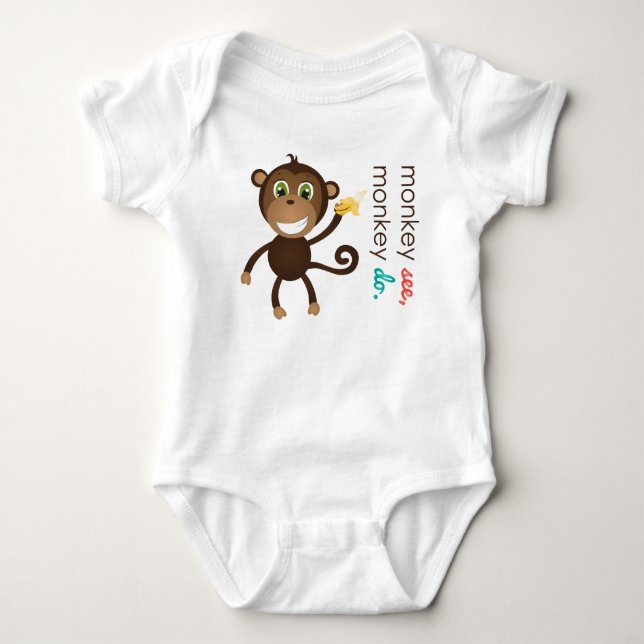 Body Crampant pour bébé singe (Devant)
