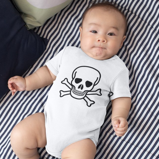 Body Crâne et os croisés (Skull and Crossbones Baby Bodysuit)
