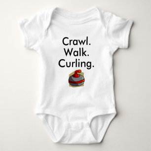 Body Crawl Walk Curling Baby Bodysuit