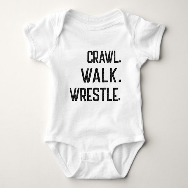 Body Crawl Walk Lutte, lutteur bébé (Devant)
