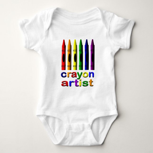 Body Crayon Artist Crayons Infantile Creeper (Devant)