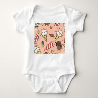 Body Crème glacée mignonne & Lollipopes : sans couture