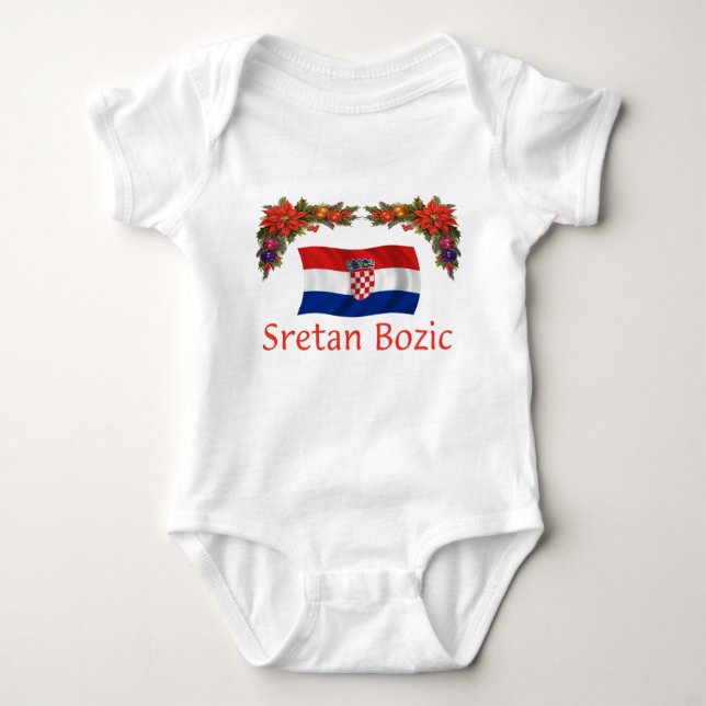 Body Croate Sretan Bozic (Joyeux Noël) (Devant)