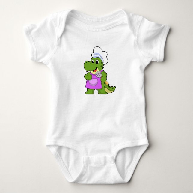 Body Crocodile comme faire cuire avec de la spatule (Devant)