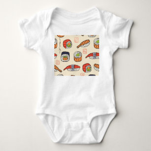 Body Cuisine sushi, design motif sans soudure.