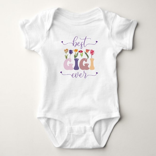 Body Custom baby bodysuit, Best grandma ever, mother (Devant)