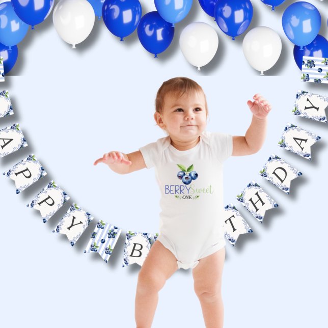 Body  Custom Berry Sweet Birthday (Custom Berry Sweet Birthday Baby Bodysuit)