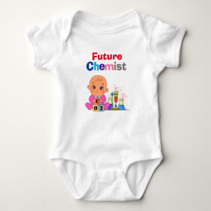 Body Custom Cute Funny Baby Future Chemist Genius