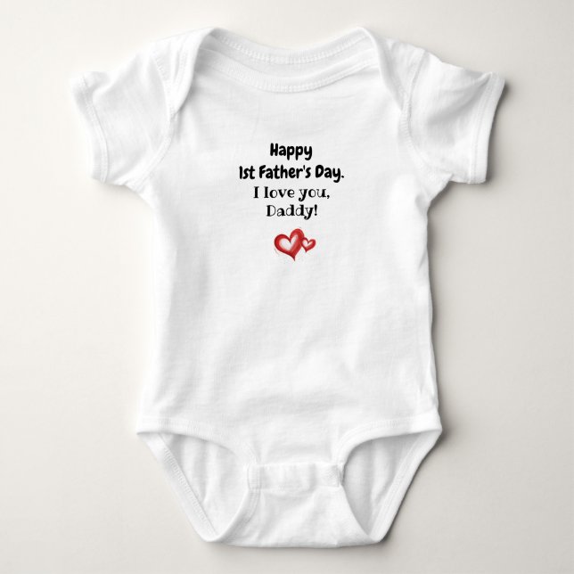 Body Custom Je t'aime Papa (Devant)