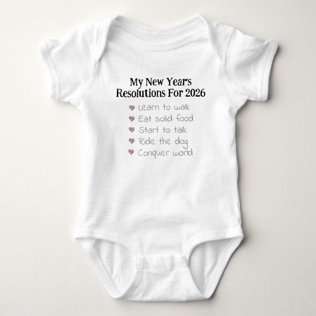 Body Custom New Year's Resolutions, Unisex, Funny    (Devant)