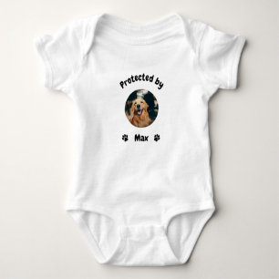 Body Custom Proctected by Dog Baby, Personalized Dog 
