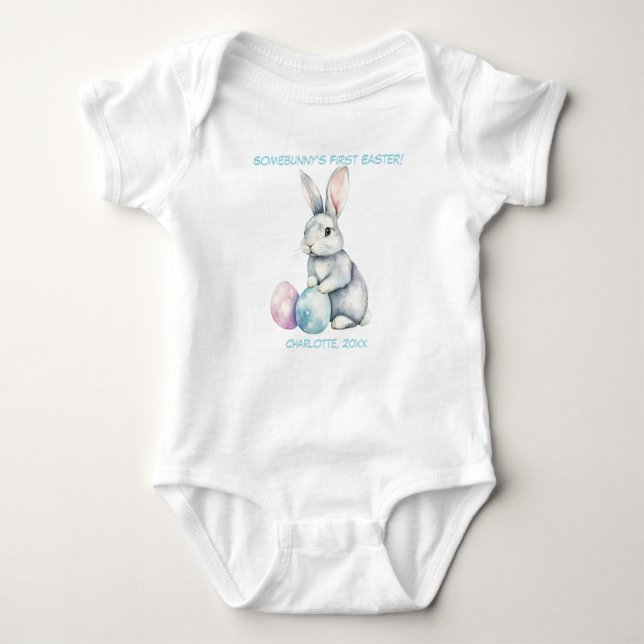 Body Customizable 🐇Egg-citing Bunny Romper (Devant)