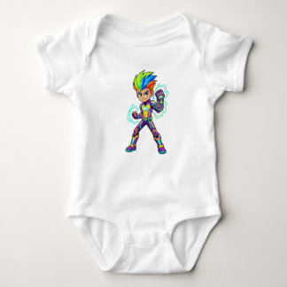 Body Cute Anime Superhero Baby Bodysuit - Colorful Cart