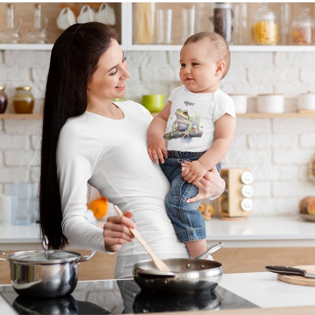 Body Cute Aquarelle Arbre Frog, personnalisé (Créateur téléchargé)