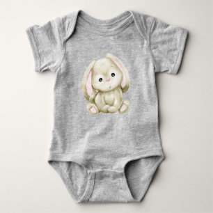 Body Cute Aquarelle Lapin Lapin Animaux de ferme