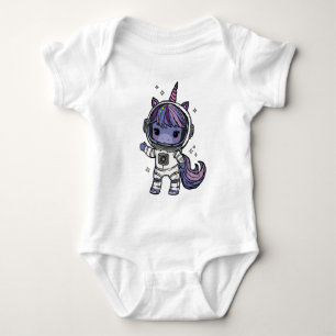 Body Cute Astro Unicorn Baby Bodysuit
