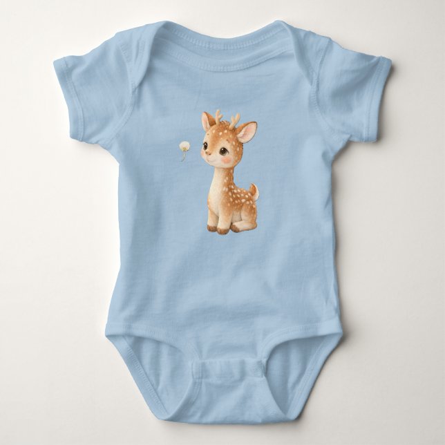 Body Cute Baby Deer Bodysuit – Kawaii Woodland Animal  (Devant)